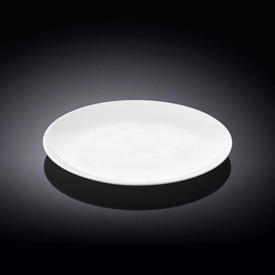 Professional Rolled Rim White Bread Plate 6" inch | 15 Cm - The Sunflower Store Co