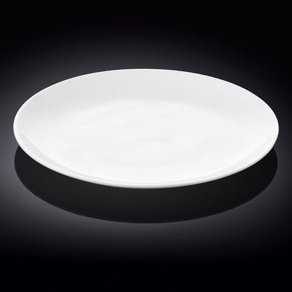 Professional Rolled Rim White Round Plate / Platter 12" inch | 30.5 Cm - The Sunflower Store Co