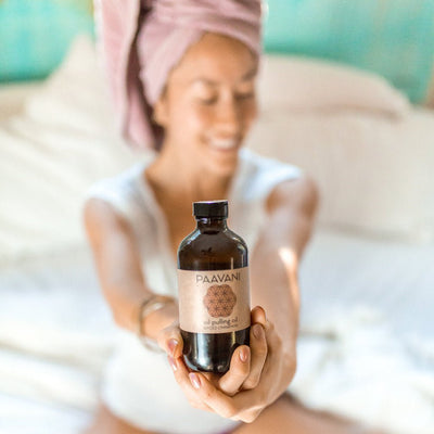 Cinnamon Pulling Oil | Ayurvedic Oil Pulling for Oral Health & Detoxification - The Sunflower Store Co
