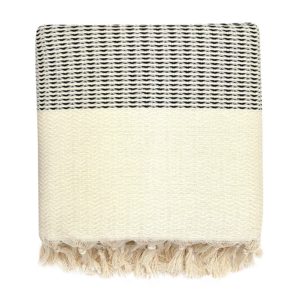 Plush Wavy Turkish Throw - The Sunflower Store Co