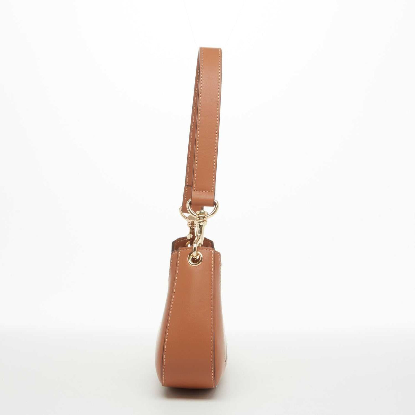 SUSU Leather Baguette Bag Brown Purse 90s Small Shoulder Bag Y2K Underarm Bag Trendy Handbag - The Sunflower Store Co