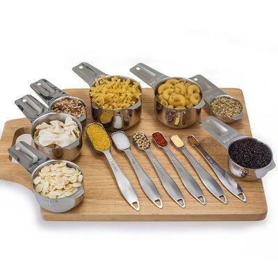Stainless Steel Measuring Cup Measuring Spoon Ten Three - piece Set Baking Tool - The Sunflower Store Co