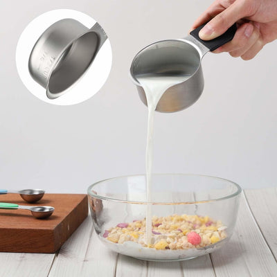 Stainless Steel Measuring Cup Measuring Spoon With Scale Plate - The Sunflower Store Co