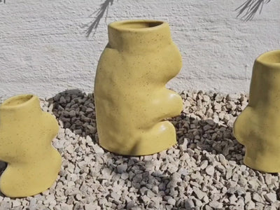 Fluxo Ceramic Vase - Small Pistachio Green - The Sunflower Store Co