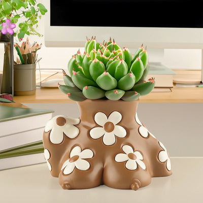 Creative Resin Body Art Flowerpot Home Home Decor - The Sunflower Store Co