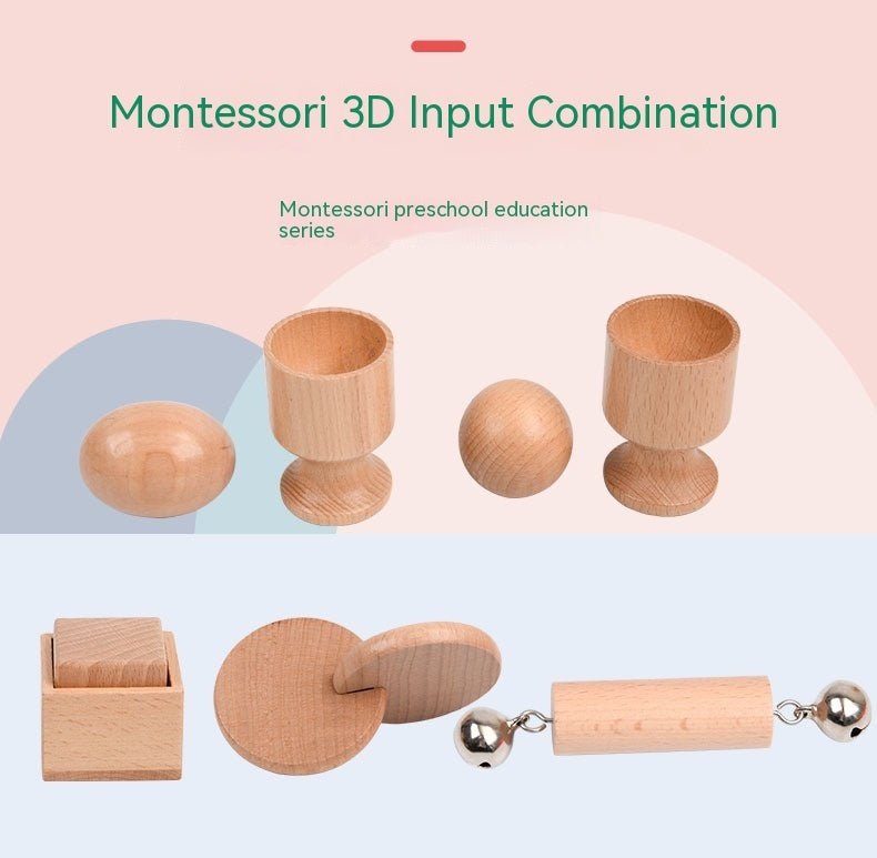 Montessori Teaching Aids Infant Wooden Interactive Educational Toys - The Sunflower Store Co