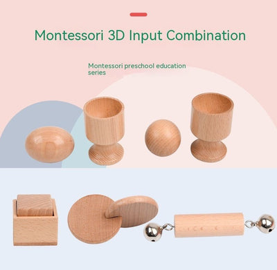 Montessori Teaching Aids Infant Wooden Interactive Educational Toys - The Sunflower Store Co