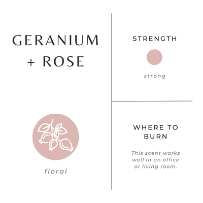 Geranium + Rose - The Sunflower Store Co
