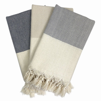 Herringbone Turkish Hand Towel - The Sunflower Store Co