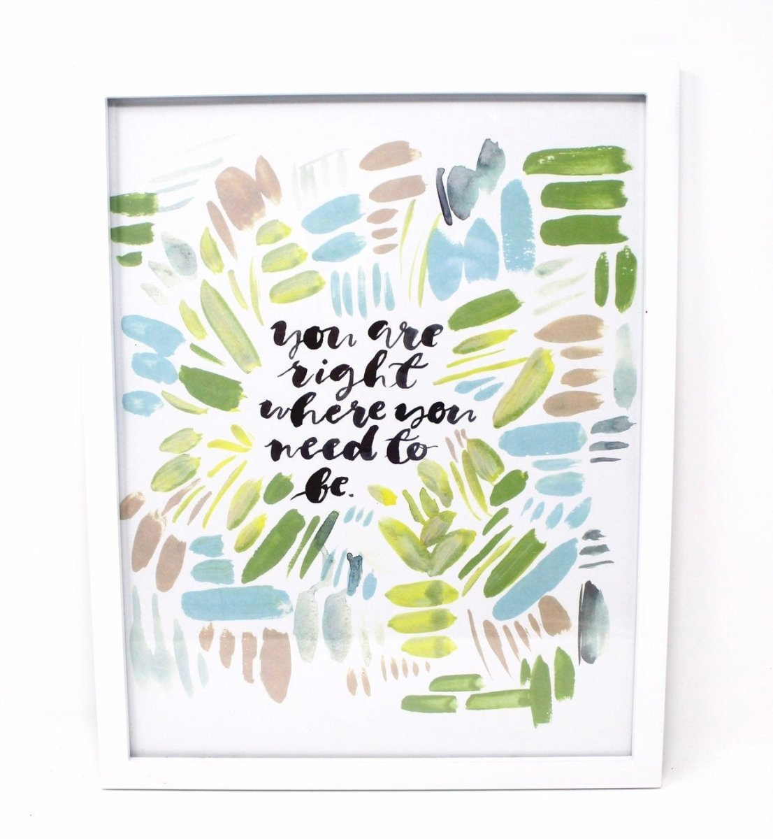 You are right where you need to be print 11x14in - The Sunflower Store Co
