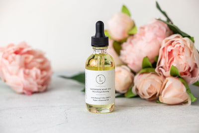 Lavender Body Oil, Natural Moisturizing Body Oil - The Sunflower Store Co