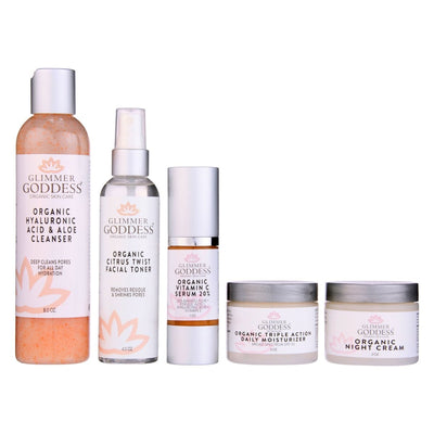 Organic Anti - Wrinkle Solution 5 PC Kit - The Sunflower Store Co