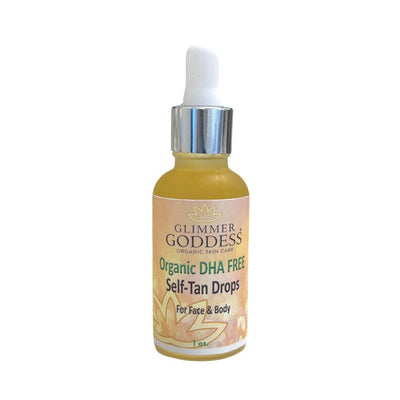 Organic DHA FREE Tanning Drops for Face & Body 1 oz. - The Sunflower Store Co