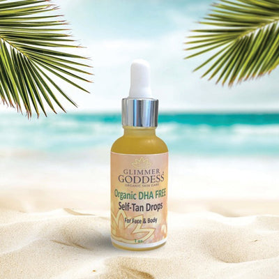 Organic DHA FREE Tanning Drops for Face & Body 1 oz. - The Sunflower Store Co