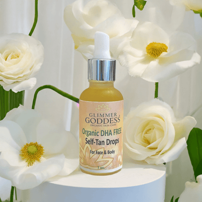 Organic DHA FREE Tanning Drops for Face & Body 1 oz. - The Sunflower Store Co