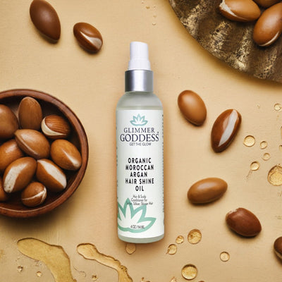 Organic Moroccan Argan Oil Hair Shine Spray - The Sunflower Store Co