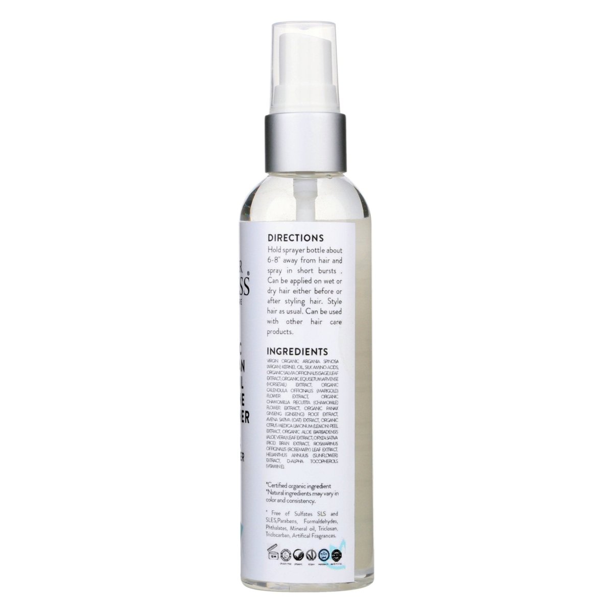 Organic Moroccan Argan Oil Hair Shine Spray - The Sunflower Store Co