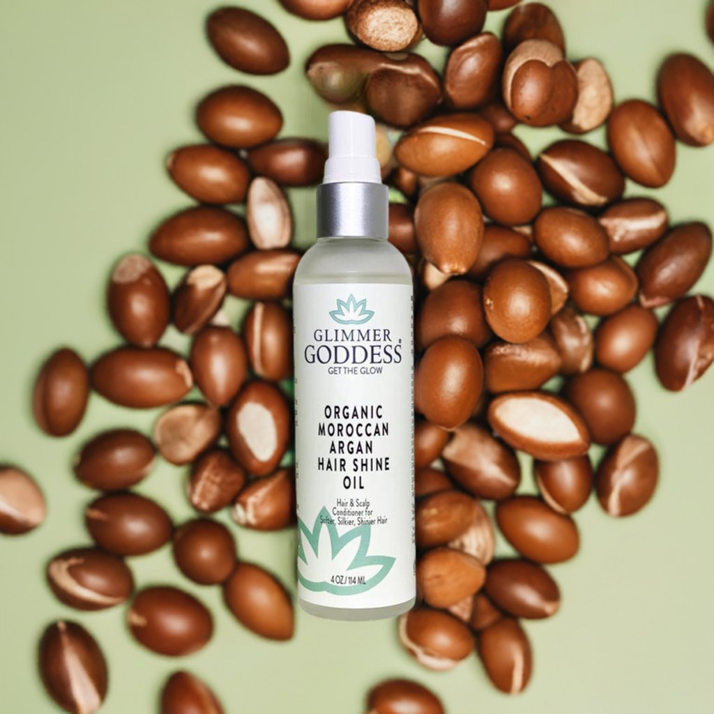Organic Moroccan Argan Oil Hair Shine Spray - The Sunflower Store Co