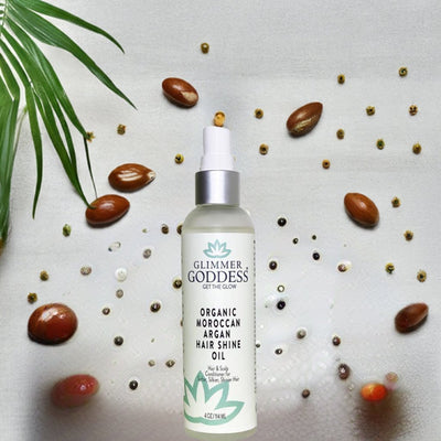 Organic Moroccan Argan Oil Hair Shine Spray - The Sunflower Store Co