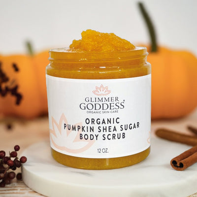 Organic Pumpkin Shea Sugar Body Scrub - The Sunflower Store Co