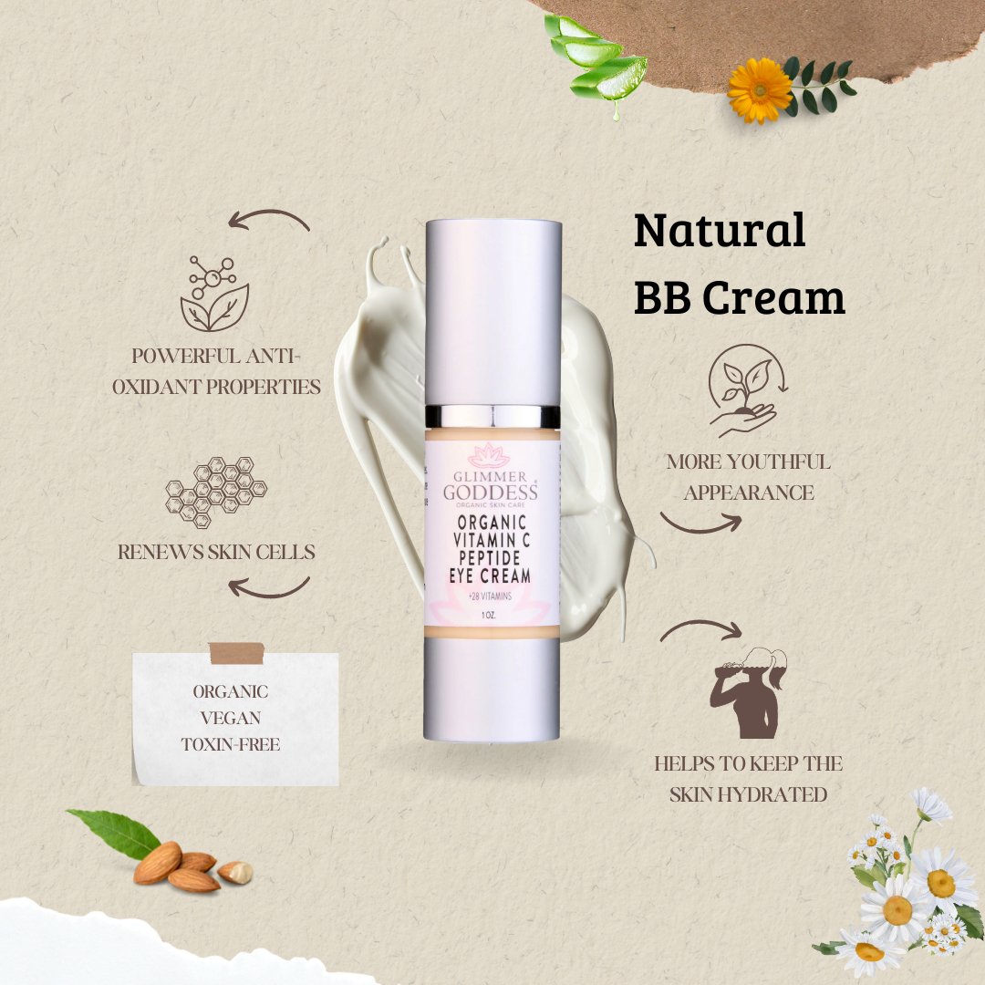 Organic Vitamin C Eye Serum For Dark Circles - The Sunflower Store Co