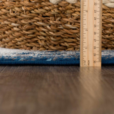 Istanbul Blue Area Carpet - Clearance - The Sunflower Store Co