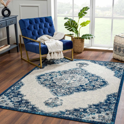 Istanbul Blue Area Carpet - Clearance - The Sunflower Store Co