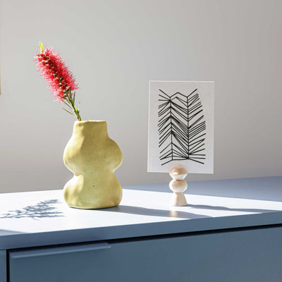 Fluxo Ceramic Vase - Small Pistachio Green - The Sunflower Store Co
