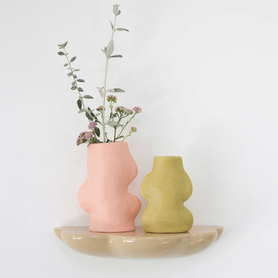 Fluxo Ceramic Vase - Small Pistachio Green - The Sunflower Store Co