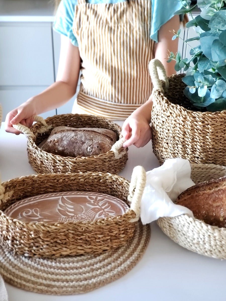 Bread Warmer & Basket - Bird Oval - The Sunflower Store Co