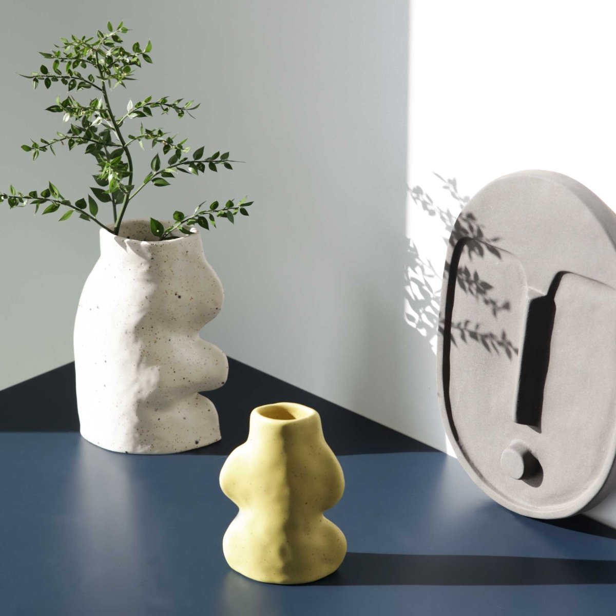 Fluxo Ceramic Vase - Small Pistachio Green - The Sunflower Store Co